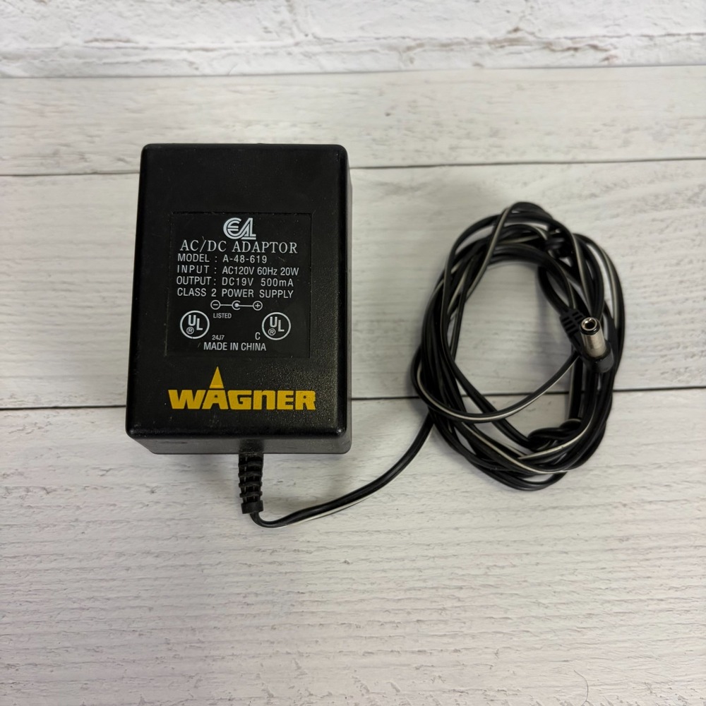 Wagner Model A-48-619 AC/DC Adaptor 120V 60 Hz 19 Volt U12